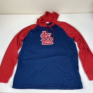 St. Louis Cardinals Hoodie Shirt Men's XL Long Sleeve MLB Stadium Giveaway SGA